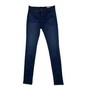 Rag & Bone Bedford High Rise Skinny Jeans Dark Wash Blue Size 29 W
